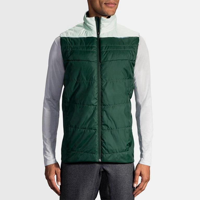 Brooks Cascadia Thermal - Chaquetas Hombre - Verde (XI0637485)